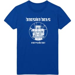 Beastie Boys Intergalactic Robot Graphic T-Shirt, 100% Cotton Old School Hip Hop Print Tee, Unisex Retro Sci-Fi Streetwear