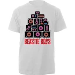 Beastie Boys Intergalactic Robot Graphic T-Shirt, 100% Cotton Old School Hip Hop Print Tee, Unisex Retro Sci-Fi Streetwear