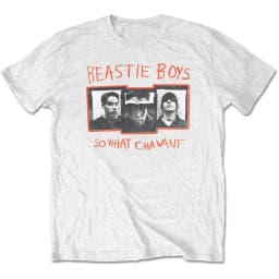 Beastie Boys Intergalactic Robot Graphic T-Shirt, 100% Cotton Old School Hip Hop Print Tee, Unisex Retro Sci-Fi Streetwear