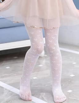 2 Pairs of Thin Breathable Baby Girls Tights Kids Dance Stocking Sock Children School Student Uniform Tights Princess Pantyhoses