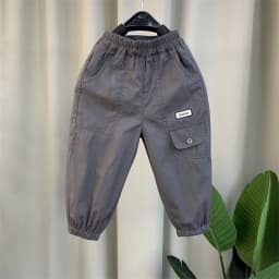 New Spring Autumn Fashion Boys Pants Loose And Comfortable Design Sport Overalls Cargo Trousers For 2-10 Years Old Kids