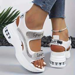 Summer New Fashion Outdoor Sports Universal Magic Tape Thick Bottom Women's Sandals