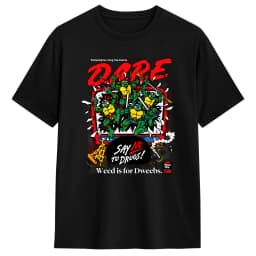 TMNT D.A.R.E. Just Say No T Shirt Men's  Y2K Basic T-Shirts Summer Crew Neck Harajuku Tee Shirt Cheap Oversize Tops