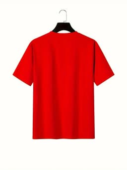 Men's Summer 100% Cotton Fashion Dot Art with Steed Printing for Casual Sports, Loose Round Neck Short Sleeve T-shirt,
