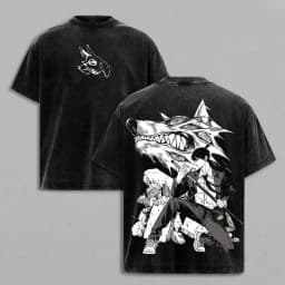 2026 Manga Chainsaw Man Hayakawa Aki Printed T-shirt Men's and Women's Washed T-shirt High Quality Vintage Cotton T-shirt Tops