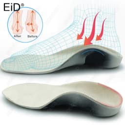 3D Orthotic Insoles Flat Feet for Kids Children and Adults Arch Support Insole for X Legs Orthotic Shoe Heel Pad Inserts