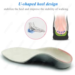 3D Orthotic Insoles Flat Feet for Kids Children and Adults Arch Support Insole for X Legs Orthotic Shoe Heel Pad Inserts