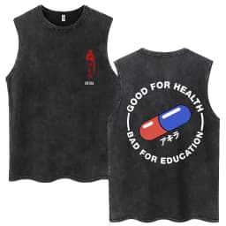 Japanese Anime New Tokyo Akira Wash Tank Tops Movie Science Fiction Masataro Kaneda Vests Men Women Loose Cotton Sleeveless Tees