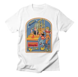 Classic Simple Cartoon Anime American Illustration Casual T-shirt Luxury Brand for Men and Women Top 2026 New