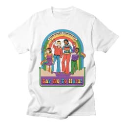 Classic Simple Cartoon Anime American Illustration Casual T-shirt Luxury Brand for Men and Women Top 2026 New