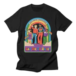Classic Simple Cartoon Anime American Illustration Casual T-shirt Luxury Brand for Men and Women Top 2026 New