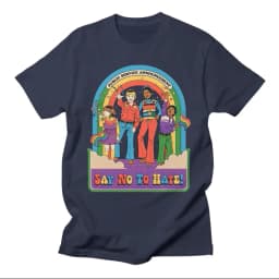 Classic Simple Cartoon Anime American Illustration Casual T-shirt Luxury Brand for Men and Women Top 2026 New