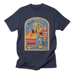 Classic Simple Cartoon Anime American Illustration Casual T-shirt Luxury Brand for Men and Women Top 2026 New