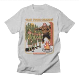 Classic Simple Cartoon Anime American Illustration Casual T-shirt Luxury Brand for Men and Women Top 2026 New