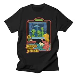 Classic Simple Cartoon Anime American Illustration Casual T-shirt Luxury Brand for Men and Women Top 2026 New