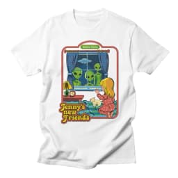 Classic Simple Cartoon Anime American Illustration Casual T-shirt Luxury Brand for Men and Women Top 2026 New