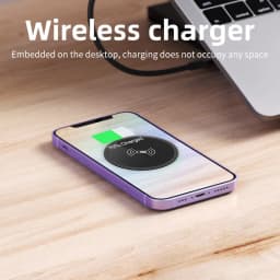 Embedded Wireless Charger for 58mm Hole Hidden Fast Charging For iPhone 17 16 15 14 13 12 Pro Max Phone Charge for Samsung S25