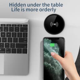 Embedded Wireless Charger for 58mm Hole Hidden Fast Charging For iPhone 17 16 15 14 13 12 Pro Max Phone Charge for Samsung S25