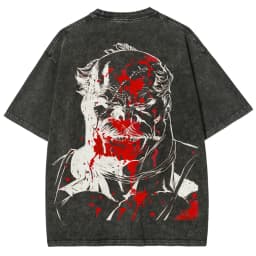 Unisex New Model Washed T-shirt Invincible Anime Lover Year round clothing personality Clothes Oversized high quality Breathable