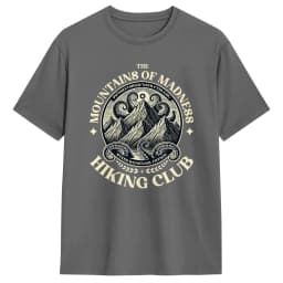 Mountains Madness Lovecraft Hiking and Cthulhu Miskatonic Pure Cotton T-Shirts for Men Summer Y2K Funny Casual Short Sleeve Tees