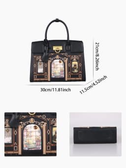 Spring/Summer 2026 Fashion New Luxury, High Sense, High Capacity, Ladies Tote Bag Temperament Retro Trend, One-Shoulder Diagonal