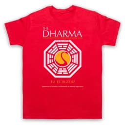 TV drama Lost The Dharma Initiative 100%cotton unisex shirt 2026 Summer New O-neck Men's Y2k Short Sleeve Tshirt fan gift