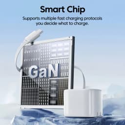 90w GaN Charger 30wUSB+Type-C 30w +30wType-C Retractable Wire Fast Charging Phone Adapter For iPhone 15-17 Xiaomi Samsung Huawei