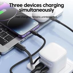 90w GaN Charger 30wUSB+Type-C 30w +30wType-C Retractable Wire Fast Charging Phone Adapter For iPhone 15-17 Xiaomi Samsung Huawei