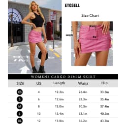 Women Y2k Mini Cargo Skirt 2000s Vintage Harajuku Low Waist Skirt Summer Slim Fit Solid Color Skirt with Pockets for Club