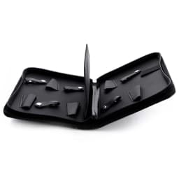 Scissors Bag PU Leather 1Pcs Hair Scissors Bag Hairdressing Scissors Case Hairdressing Tools Scissors Comb Waist Pouch