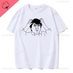Jackie's Stunt Team Obscura Printed T-shirt Jackie Chan Cotton Man T Shirt Awesome Short Sleeve O Neck Birthday Gift T-Shirts
