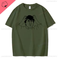 Jackie's Stunt Team Obscura Printed T-shirt Jackie Chan Cotton Man T Shirt Awesome Short Sleeve O Neck Birthday Gift T-Shirts