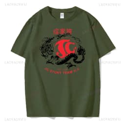 Jackie's Stunt Team Obscura Printed T-shirt Jackie Chan Cotton Man T Shirt Awesome Short Sleeve O Neck Birthday Gift T-Shirts