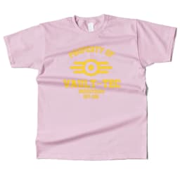 Mens Cotton Property of Vault Tec Graphic T Shirt Street Casual Style Tee for Men and Women