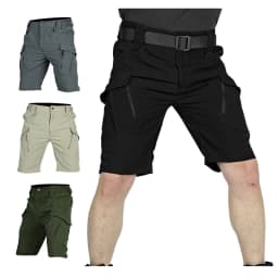 Summer Lightweight Men's Sportswear Shorts Casual Running Multi-pocket Training Jogging Bottoms Breathable Elastic Sport Pants