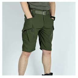 Summer Lightweight Men's Sportswear Shorts Casual Running Multi-pocket Training Jogging Bottoms Breathable Elastic Sport Pants
