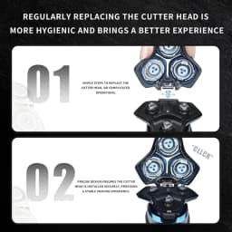 SH71/50 Shaving Heads Compatible with Phili*s Shavers Series S5000 (S5XXX),S7000 (S7XXX)