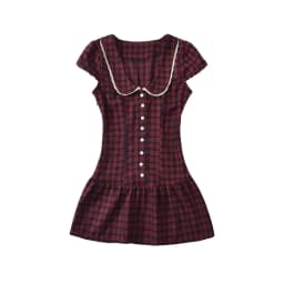 Evening Party Dresses Short Lace Trim Luxury Dresses Women 2026 Summer Polka Dot Print Short Sleeve Dresses Sexy