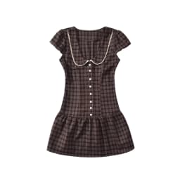 Evening Party Dresses Short Lace Trim Luxury Dresses Women 2026 Summer Polka Dot Print Short Sleeve Dresses Sexy