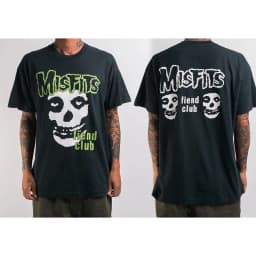 Misfits Band Rock Hardcore Punk Casual T-Shirt Men's and Women's Luxury Band Brand Top 2026 New