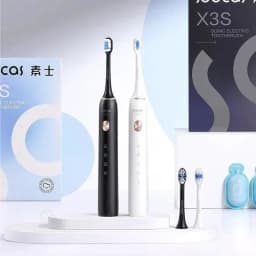 SOOCAS X3S Adult Sonic Electric Smart Toothbrush IPX8 Waterproof 180 Days Battery Life Ultrasonic Soft Cloud Toothbrush Heads