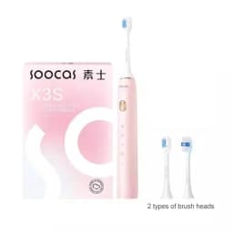 SOOCAS X3S Adult Sonic Electric Smart Toothbrush IPX8 Waterproof 180 Days Battery Life Ultrasonic Soft Cloud Toothbrush Heads