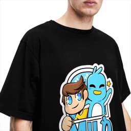 Milo And Chip Pure Cotton T Shirt For Men Summer Vintage T-Shirts O Neck Trending Tee Shirt Oversized Custom DIY Tops