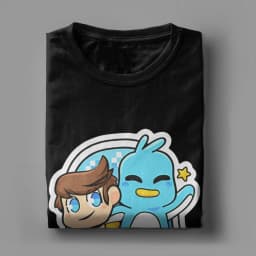 Milo And Chip Pure Cotton T Shirt For Men Summer Vintage T-Shirts O Neck Trending Tee Shirt Oversized Custom DIY Tops