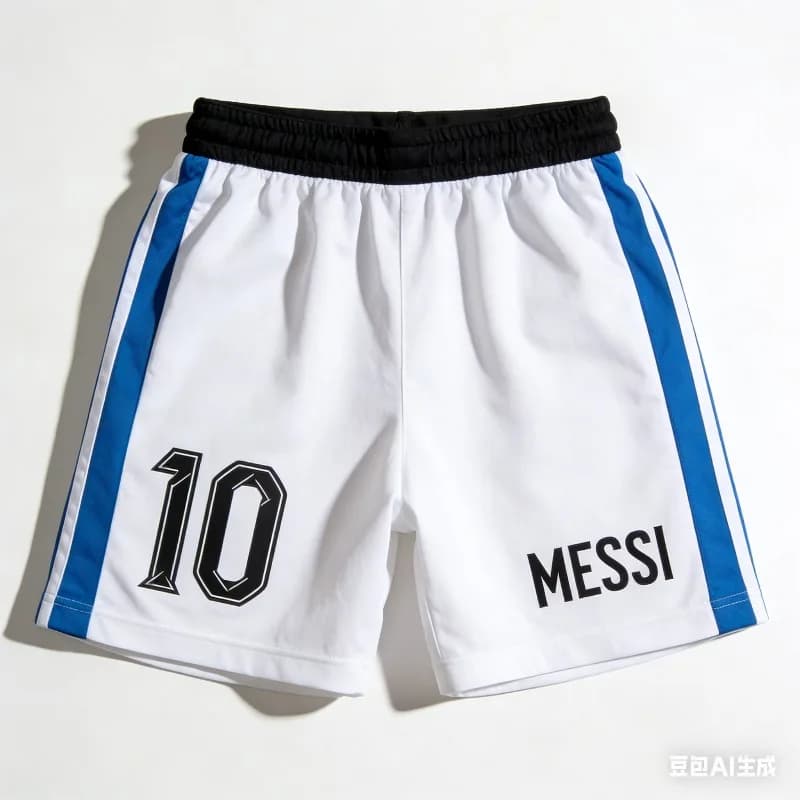 2026 Summer New Print # 10 Messi Fashionable Casual Sports Shorts, Adult Children's Plus Size Trendy Quick Drying Sports Pants