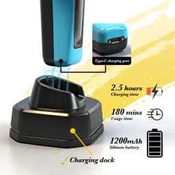 NewProfessional BRDCLIP Cordless Hair Trimmer DLC Ceramic Blade 1200mAH Battery LCD Speed Battery Indicator Barber Grooming Tool