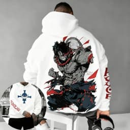 2026 New One Piece Portgas D Ace Printed Hoodie Sweatshirt Men's and Women's Hoodie Men's Tops Sports Hoodie Harajuku Y2K Hoodie