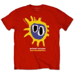 1984 British Acid Rock Primal Scream Original Call Band Casual T-shirt Men's and Women's Luxury Band Brand Top 2026 New