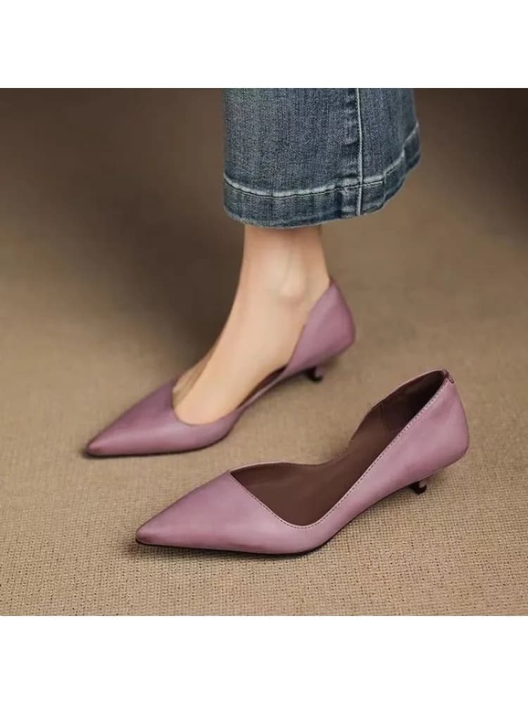 2026 New Sexy Pink Thin High Heels Pumps Women Pointed Toe Slip on Shoes Elegant Prom Wedding Stripper Ladies Dress Shoes
