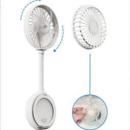 Creative Magnetic Desktop Mini Fan Outdoor Portable Handheld Folding Fan Magnetic Mini Fan